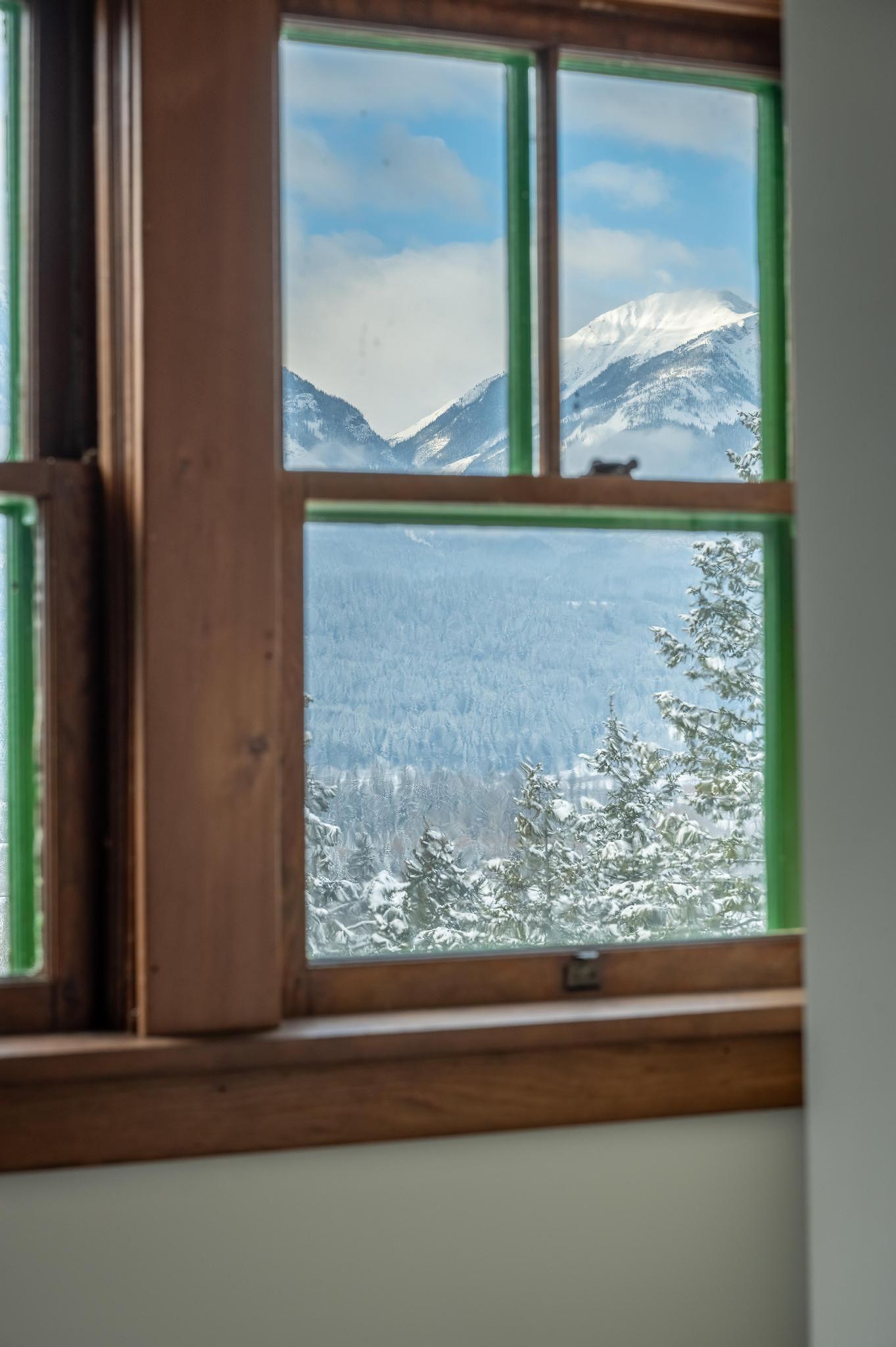 An Edelweiss chalet with a view of the valley