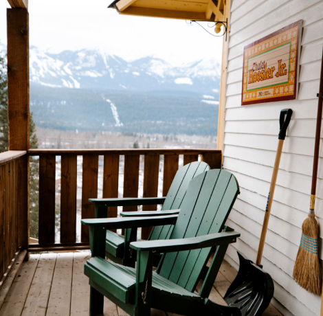 Back-country deck view